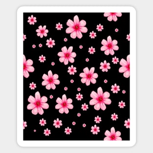 Little pink flowers Magnet